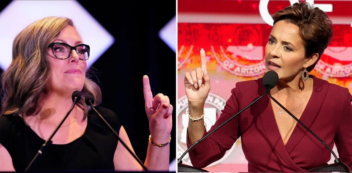 Katie Hobbs, Kari Lake