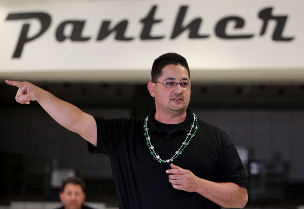 Amphi football coach Jorge Mendivil