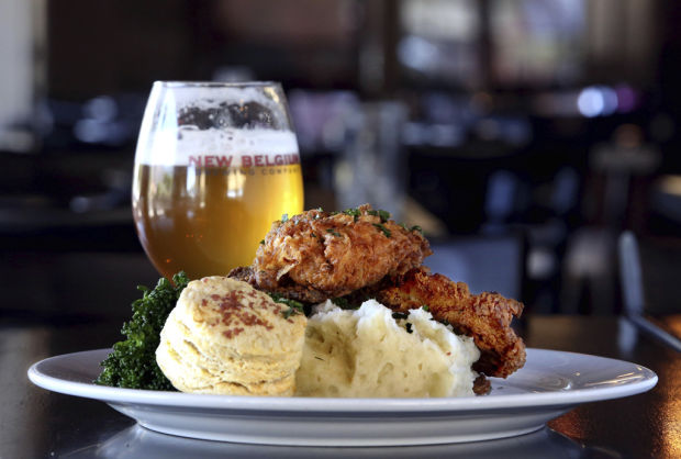 All-American meal: fried chicken    