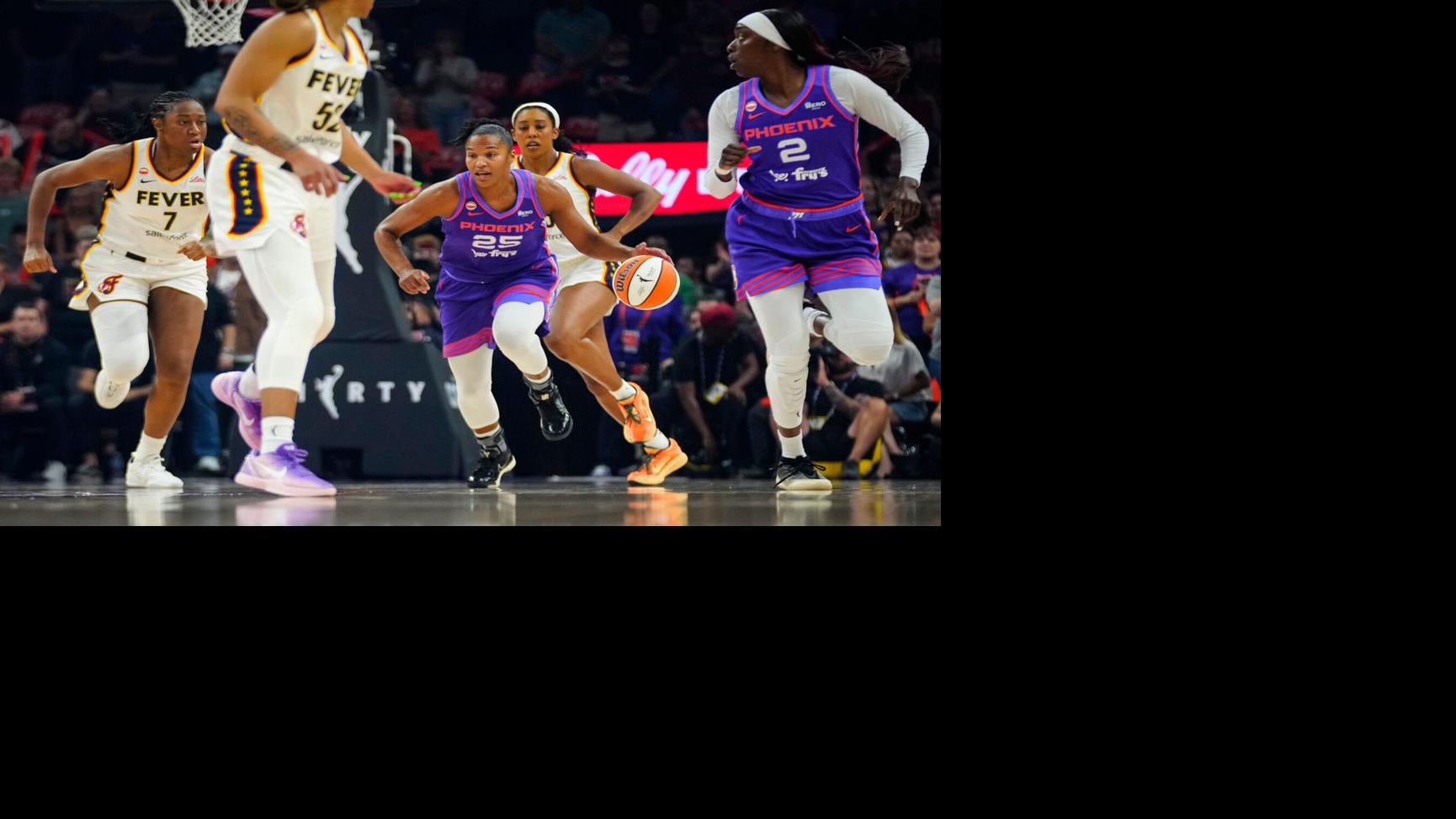 Error-filled stretches in second half costly for Phoenix Mercury in loss to Indiana