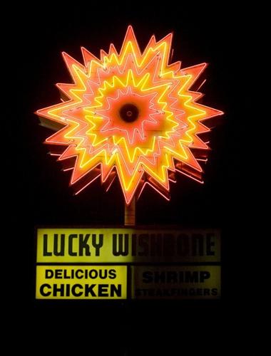 Lucky Wishbone's unforgettable neon