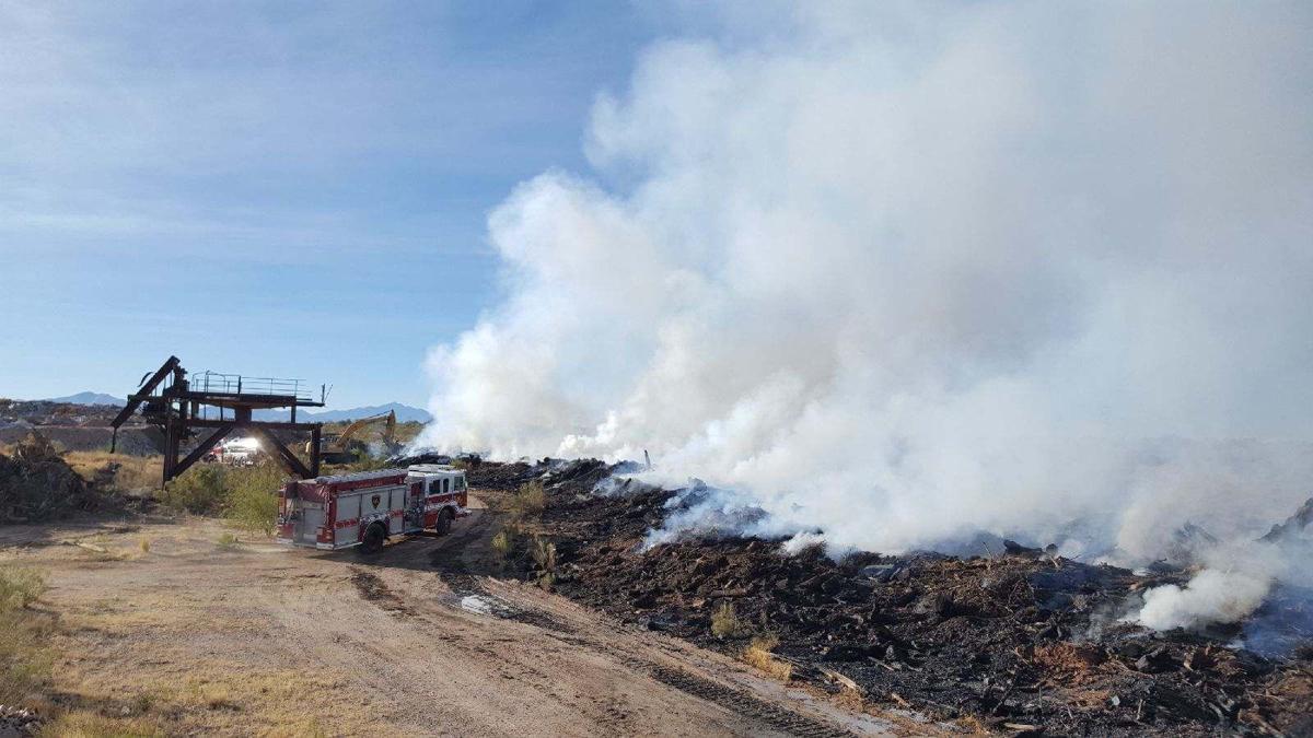 Firefighters hope to have landfill fire completely out by Tuesday