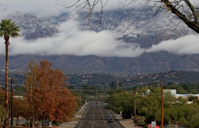 Christmas snow on Catalinas