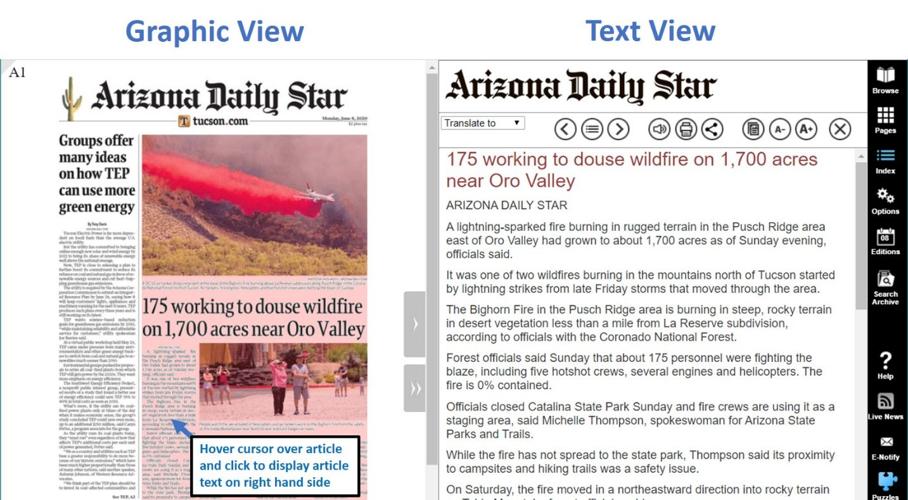 E-Edition Tutorial - Reading an article