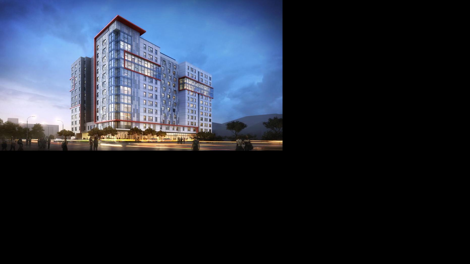 Work is underway on the newest student housing high-rise near the UA