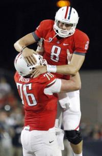 Wake-up call: UA pulled away after close first half