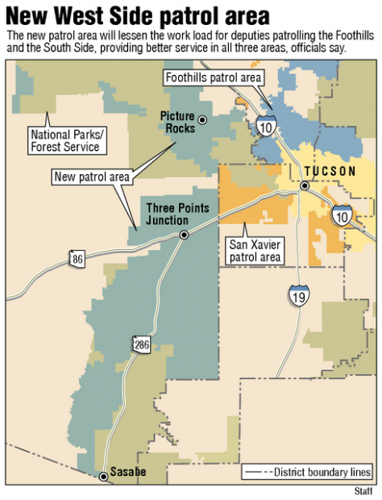 More law coming west of city  