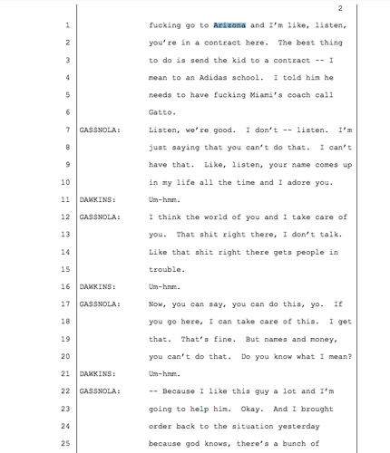 FBI college basketball wiretaps