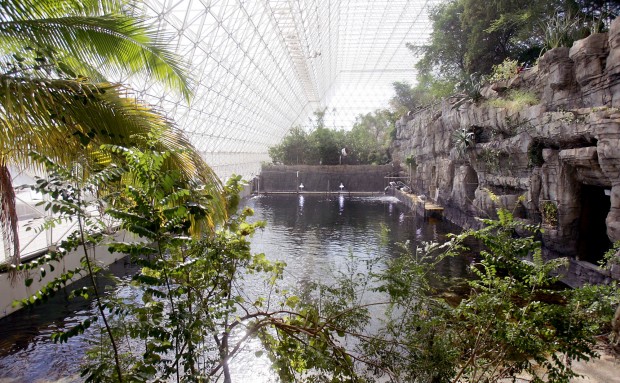 A giant lab under glass   