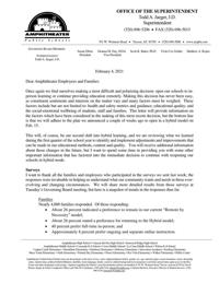 Amphi superintendent's letter