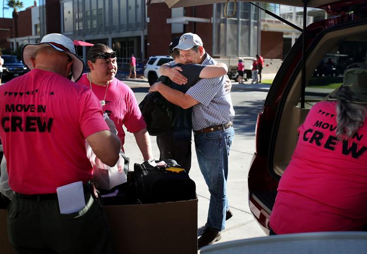 Dorm move-in day at the UA
