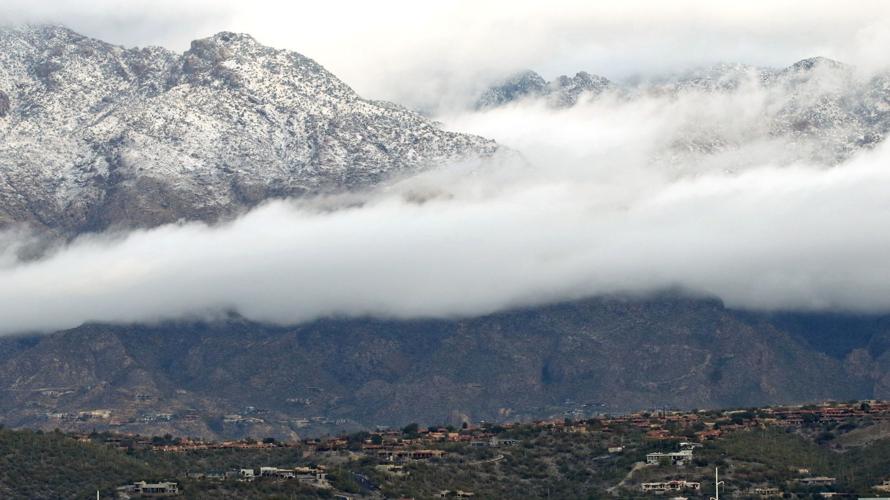 Christmas snow on Catalinas