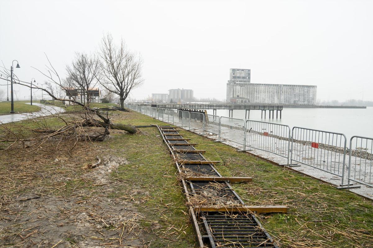 A generational blizzard leaves a changed and damaged shoreline in its wake
