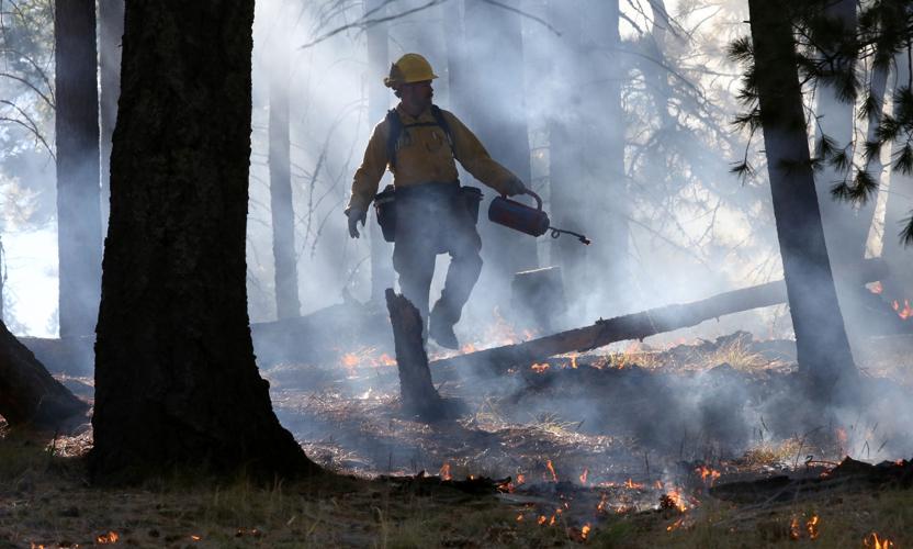 Fire on Mount Bigelow