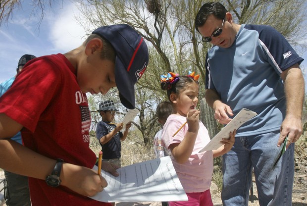 Children earn their stripes at park   
