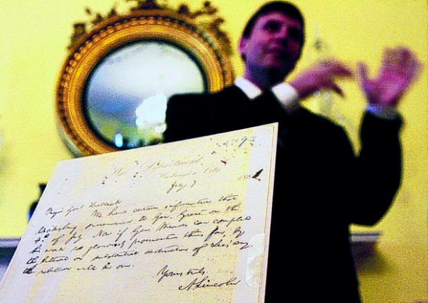 Lincoln note shows war might have ended sooner  
