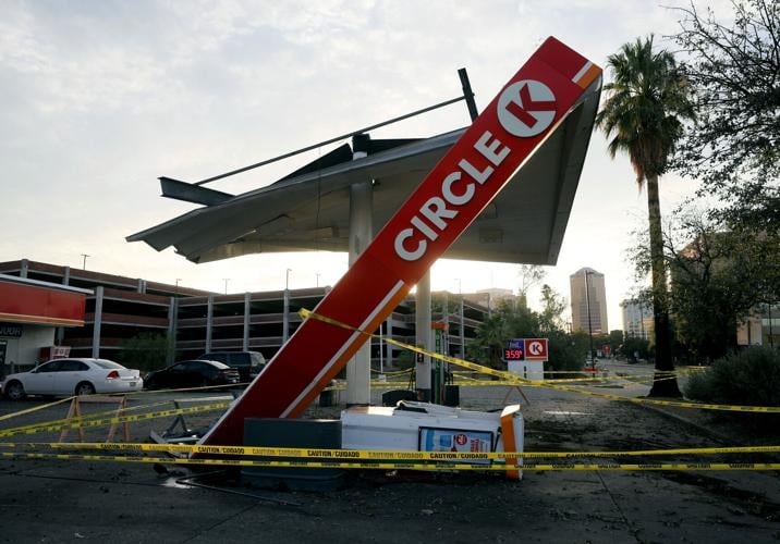 Storm damage in Tucson