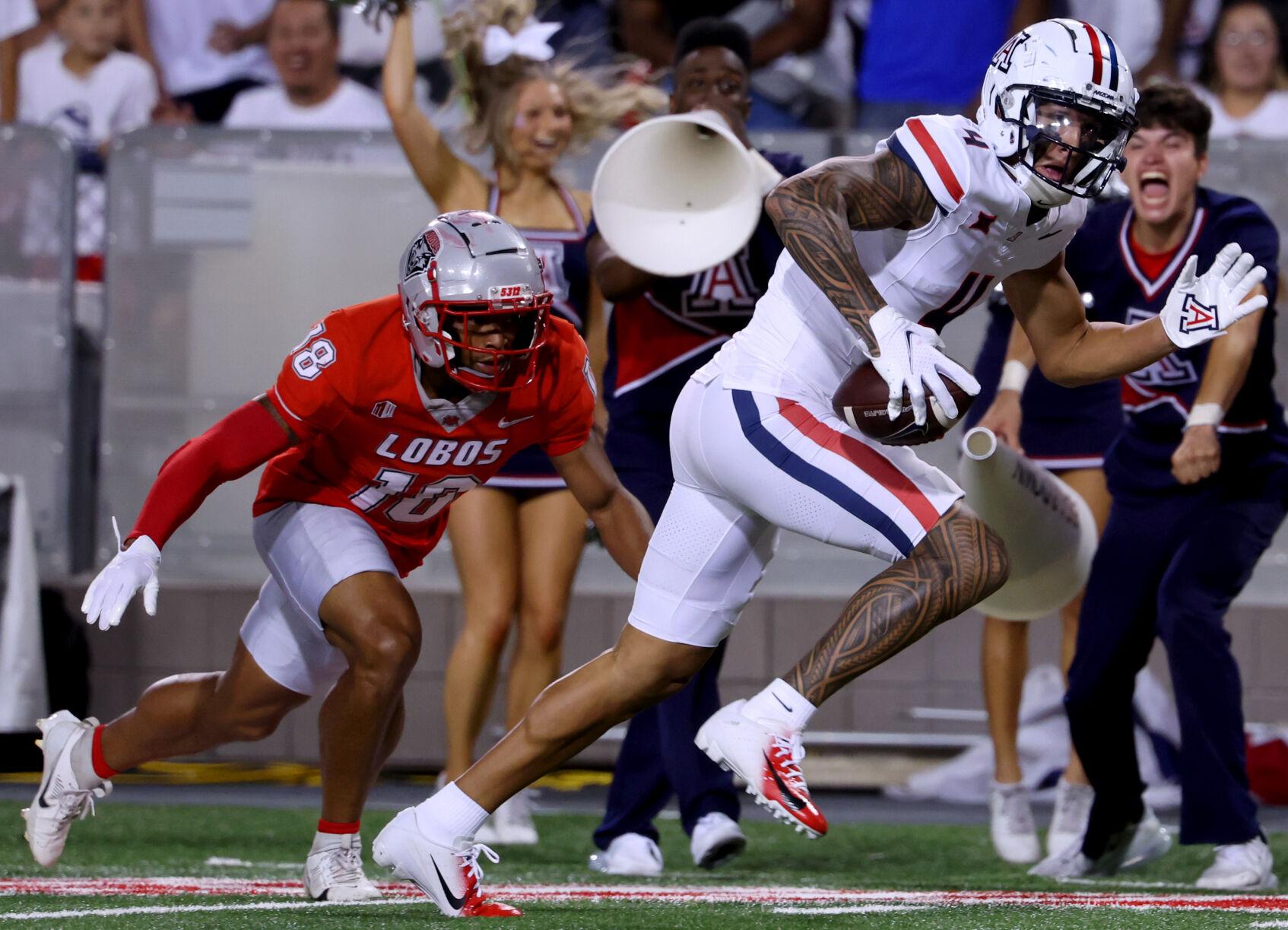 WR McMillan's 304 Yards Leads No. 21 Arizona Over New Mexico