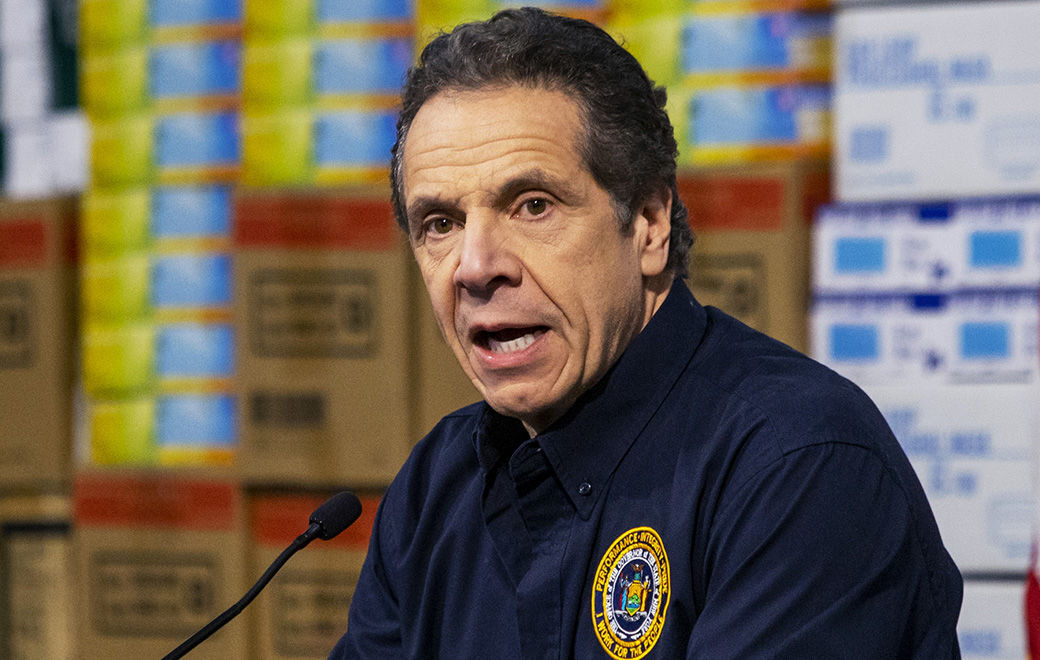 NY Governor Andrew Cuomo Holds Daily Briefing At Javits Center (copy)