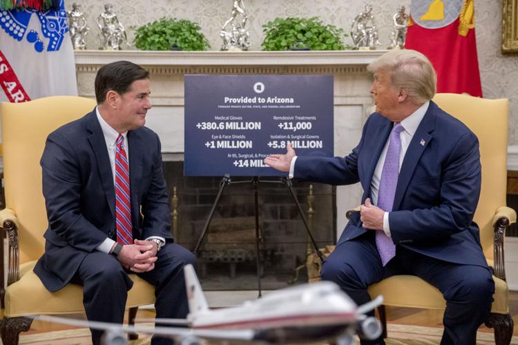Doug Ducey and Donald Trump