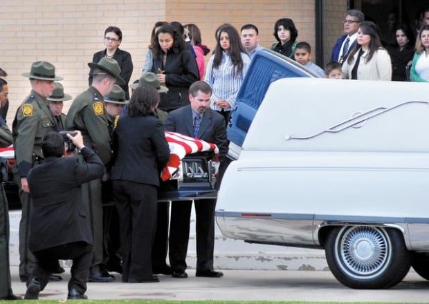 Slain Border Patrol agent honored at memorial service in Yuma