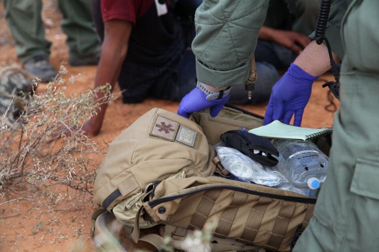 National Guard Border Patrol rescue