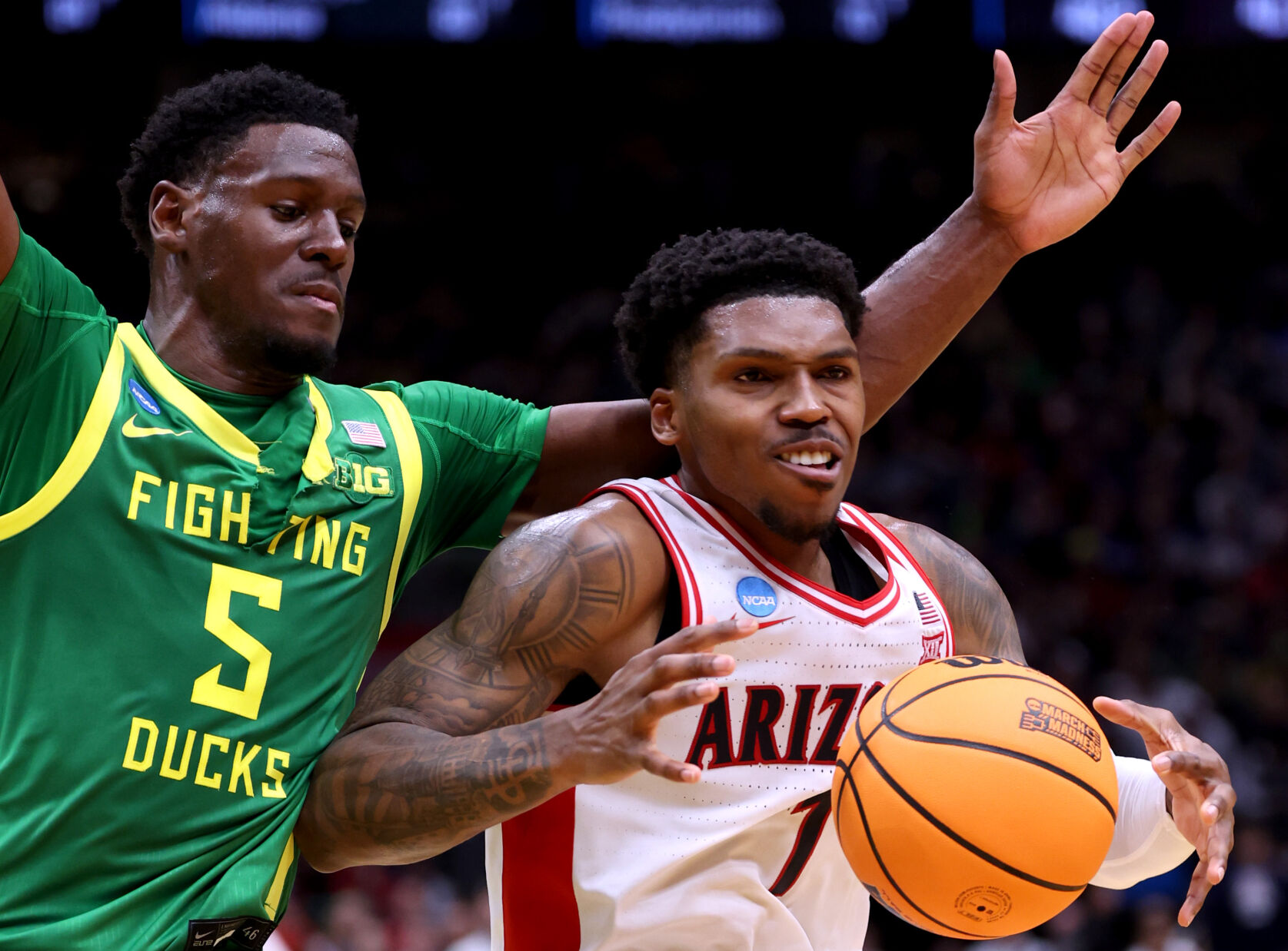 University of Arizona vs Oregon second round