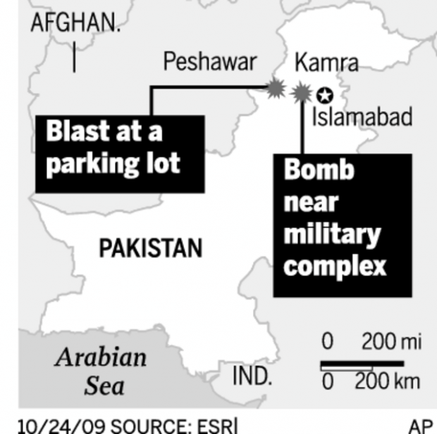 Suicide bombings kill 24 in Pakistan as army tries uprooting Taliban  