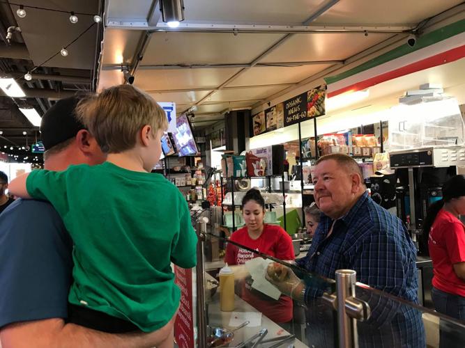 Serving up his Sonora dogs at Chicago pop-up