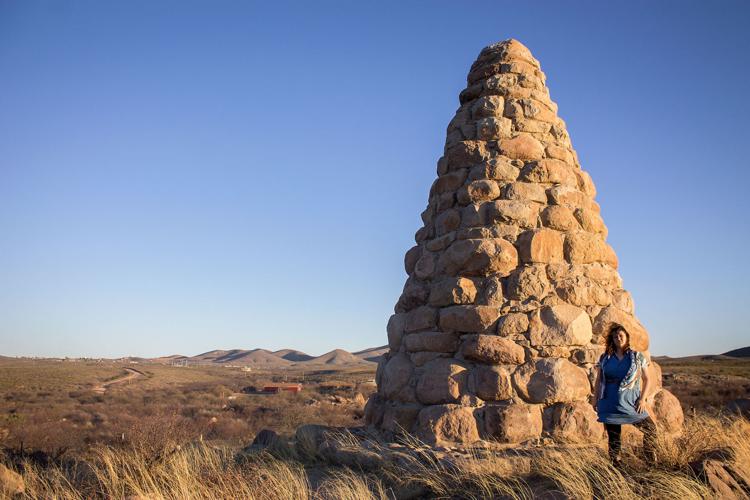 Ed Schieffelin Monument in Tombstone