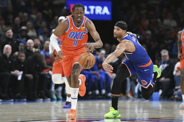 Knicks Thunder Basketball