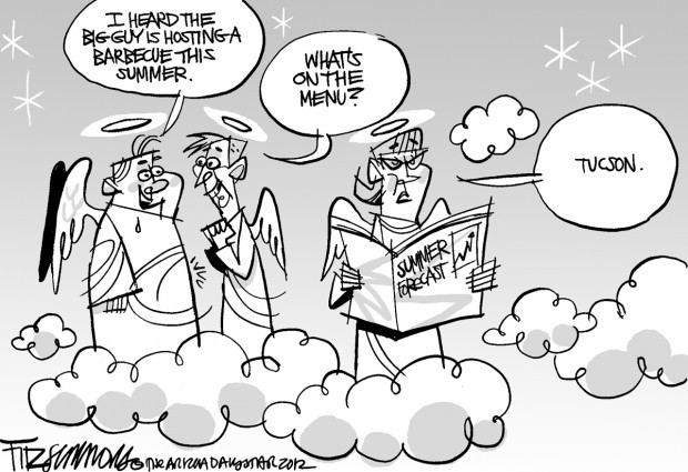 Fitz's last laugh: Summer heat