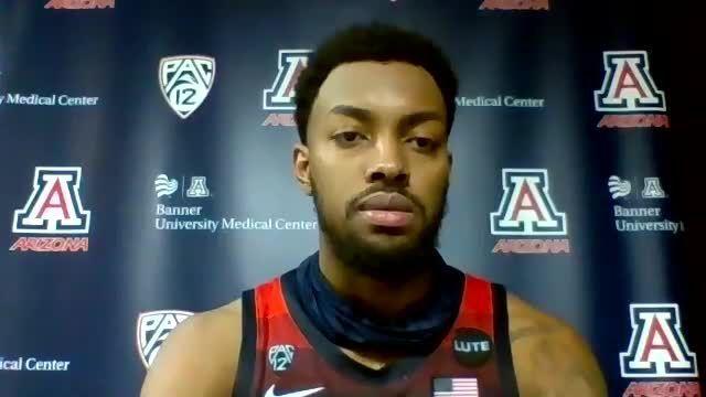 Watch: Jordan Brown on postseason ban, Arizona's dominant win over Washington and team mindset ...