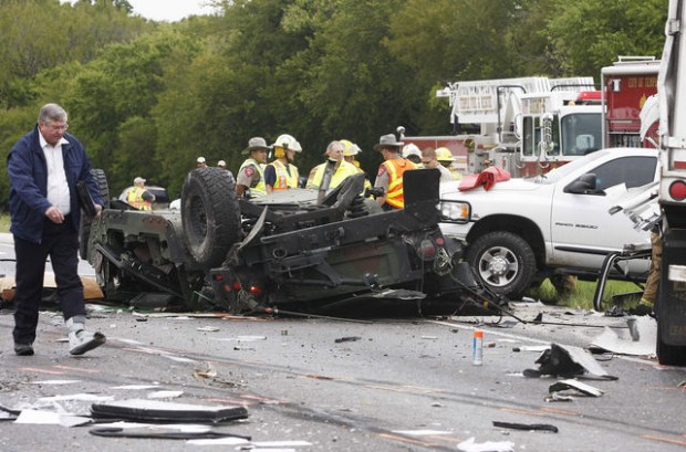 Multiple vehicle crash shuts down Dam B bridge for several hours