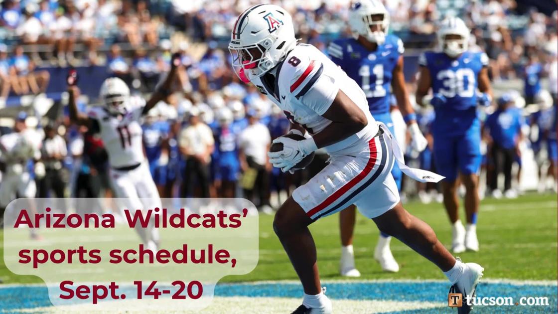Arizona Wildcats' sports schedule for Sept. 14-20