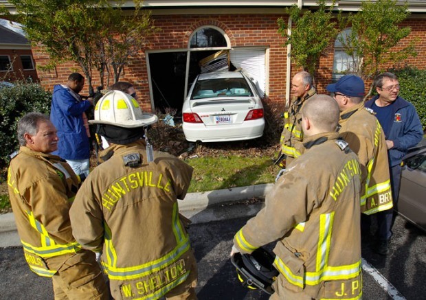 Car vs. building