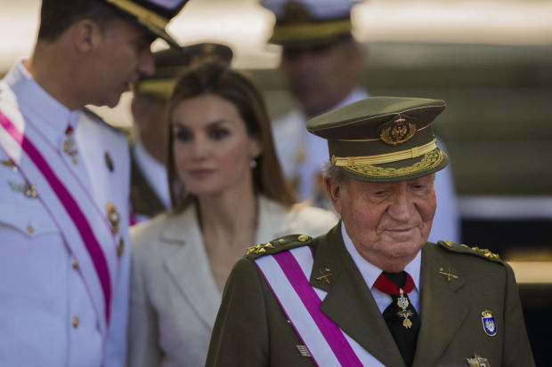 Princess Letizia, Crown Prince Felipe, King Juan Carlos