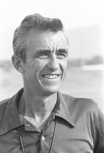 Small world: Football great Ollie Mayfield worked legendary hoops game