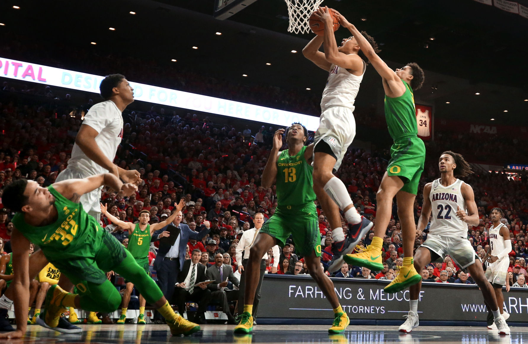 University of Arizona vs Oregon