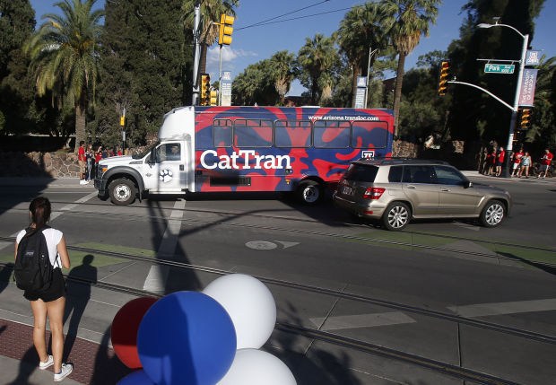UA football shuttles