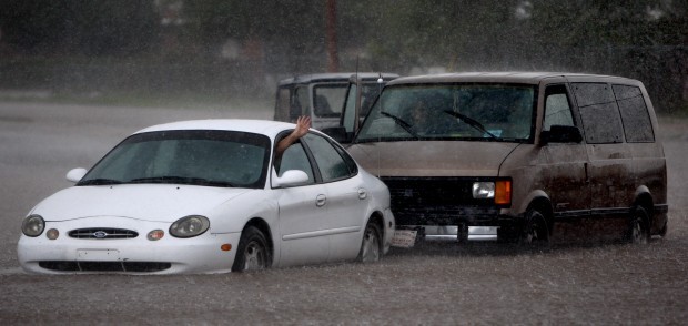 Powerful storm floods southside