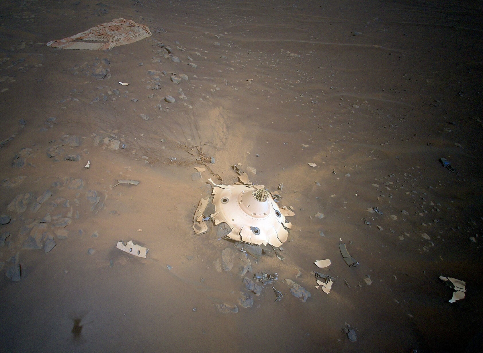 Mars is littered with 15,694 pounds of human trash from 50 years