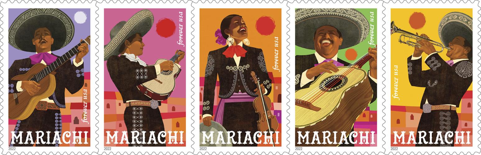 Mariachi stamps, 2022