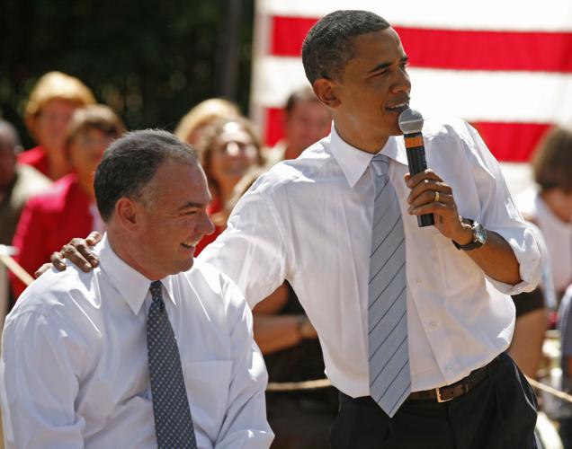 Tim Kaine with Barack Obama, 2008