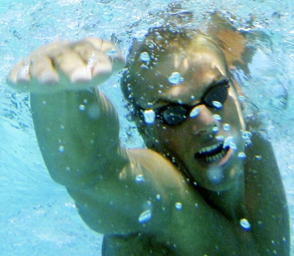 Men's swimming and diving: Ryk Neethling