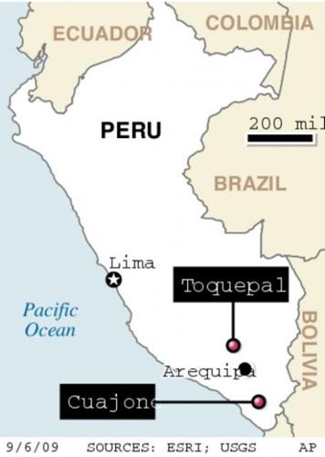 2 copper mines in Peru spurring Grupo Mexico  