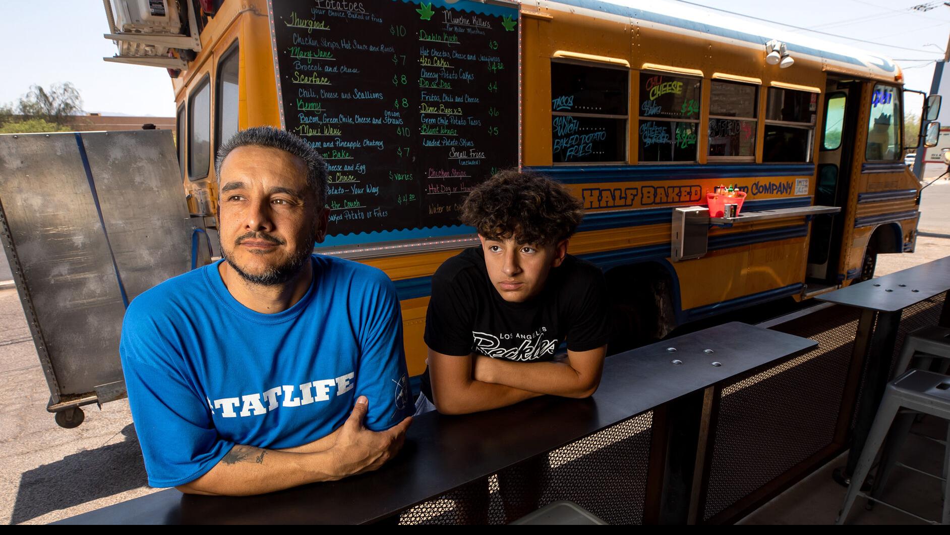 Tucson S Half Baked Food Bus Serves Pot Themed Potatoes Tucson Restaurant News Tucson Com