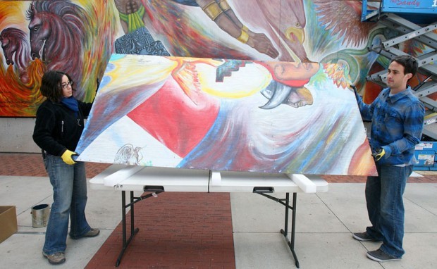Museum mural taken down