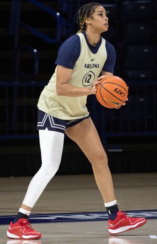 Esmery  Martinez | Arizona women's basketball | practice | Oct. 2, 2023
