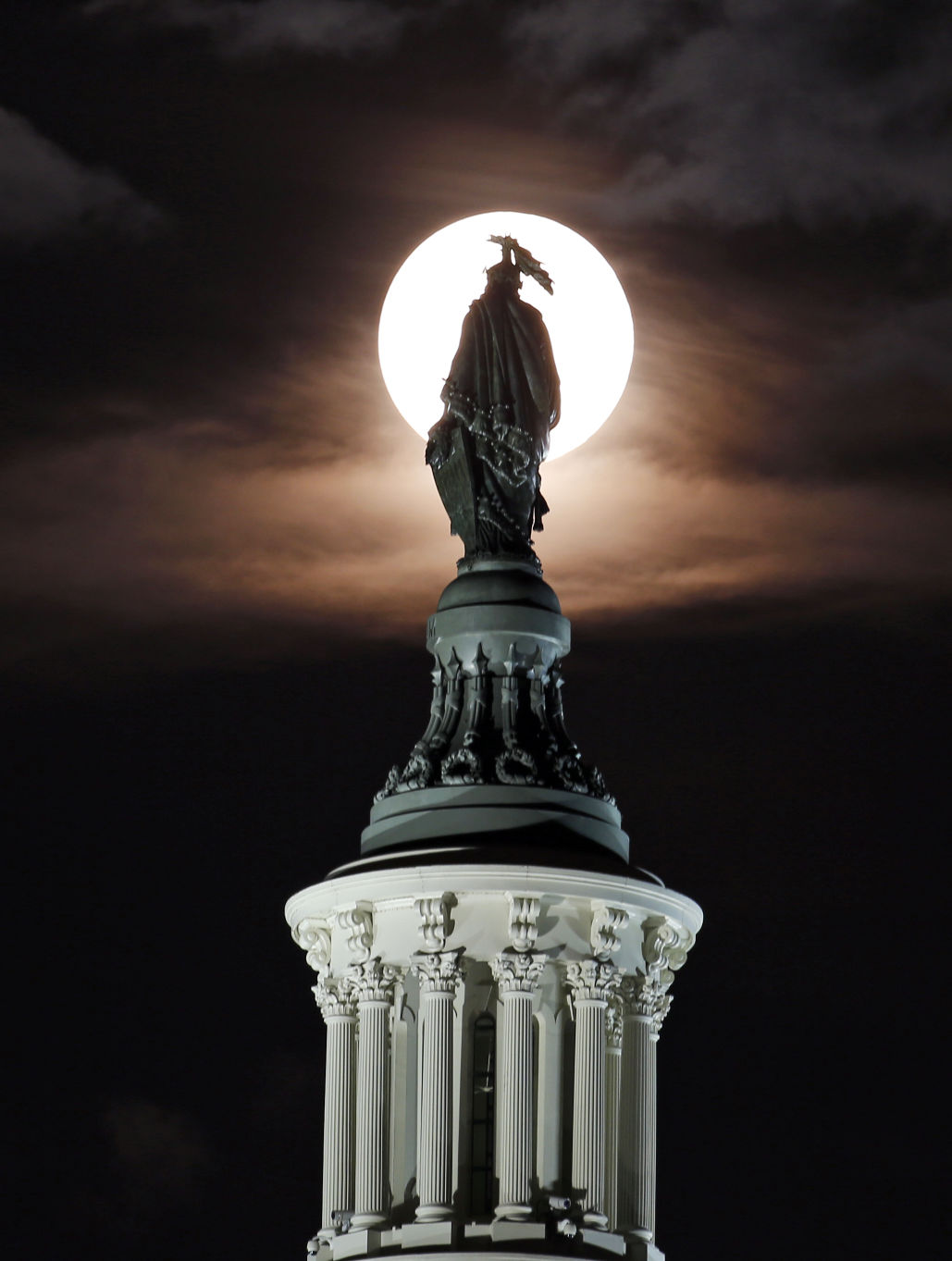 Supermoon around the world